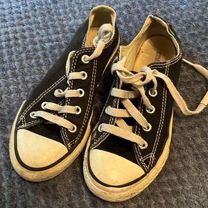 CONVERSE size 13 Black Kids sneakers